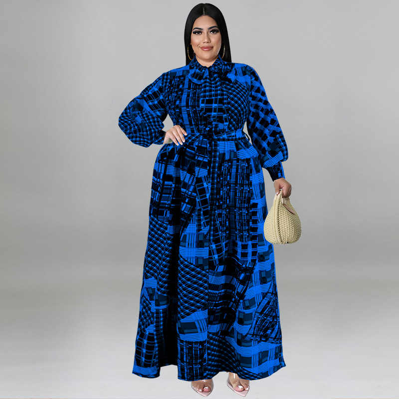 Women's Clothing Women's Plus Size Long Sleeved Collared Dress Style Autumn Clothing Long Sleeve For Formal & Casual For Women_ecoleips.com