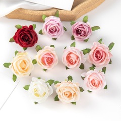 外国貿易の爆発シミュレーション絹布薔薇花絹花diy手作り部品麦わら帽子と素材メーカー卸売り