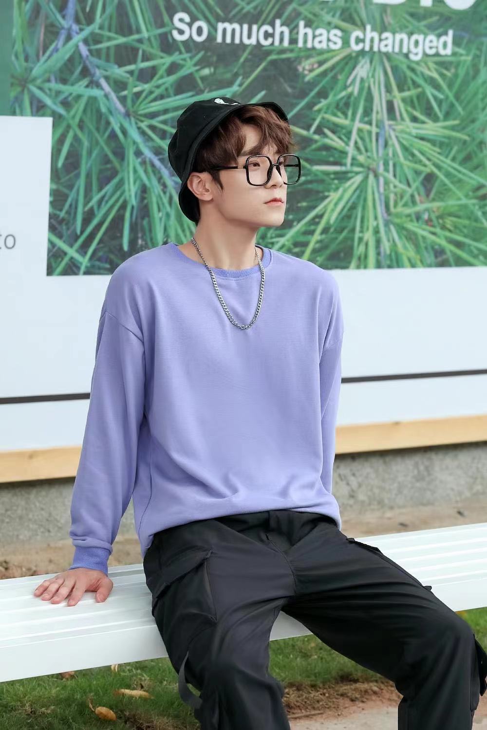 立领卫衣定制logo