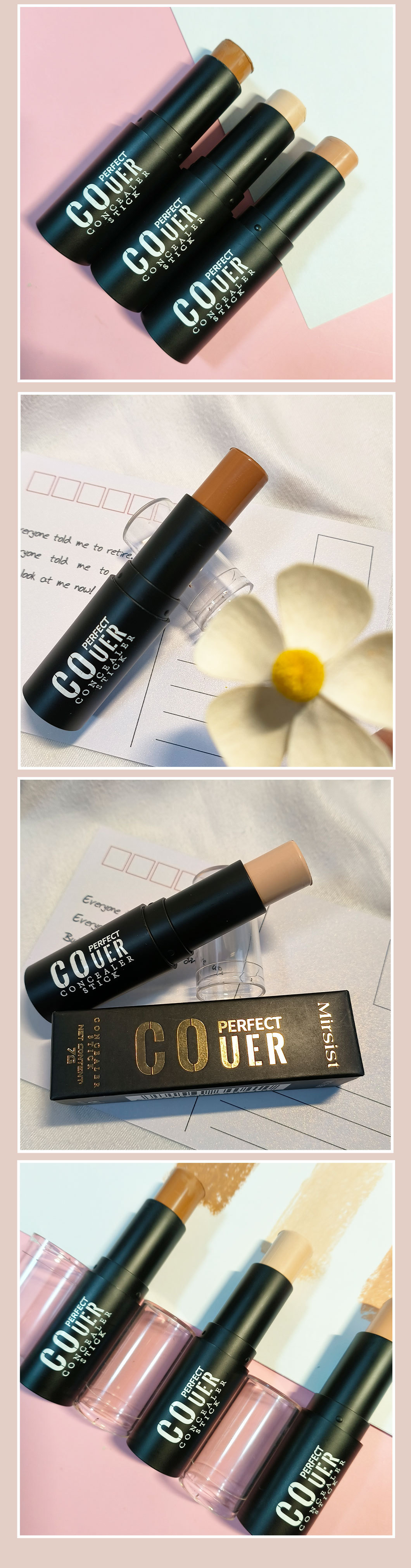 New shape repair stick brightens shadow multifunctional facial makeup rotary finishing concealer contour_voghion.com