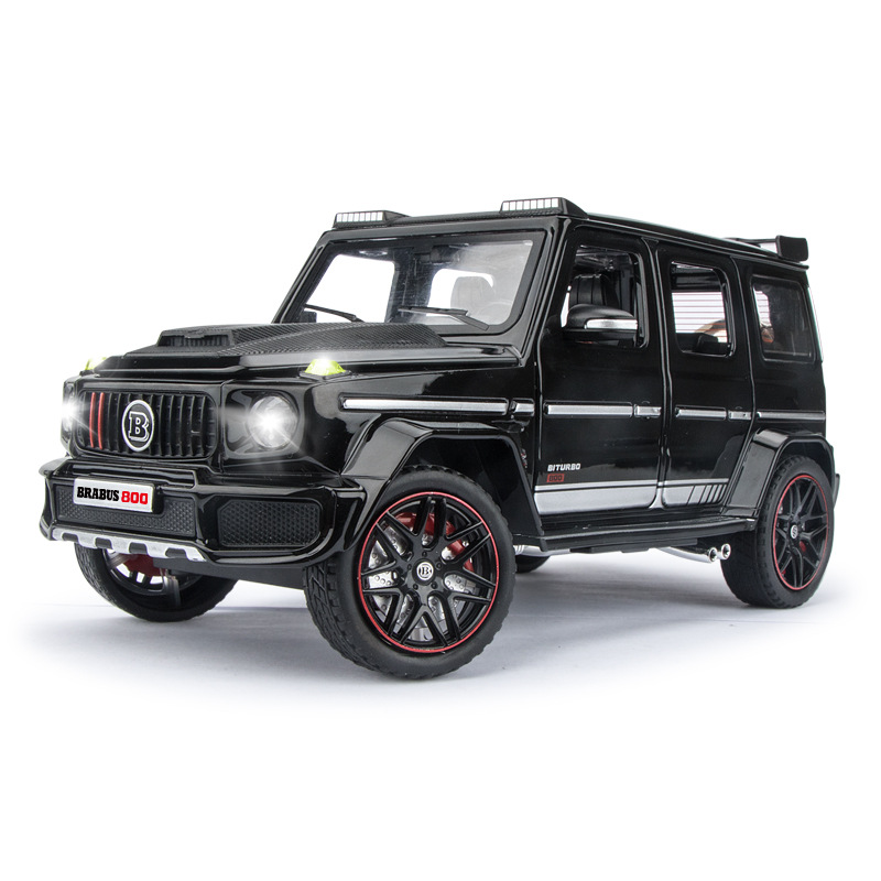 (2개) JIANYUAN 1:24 STAR TOP BABOS G800 모델 합금 오프로드 차량 모델 쉐이크 보이스 라이브 추천 국경