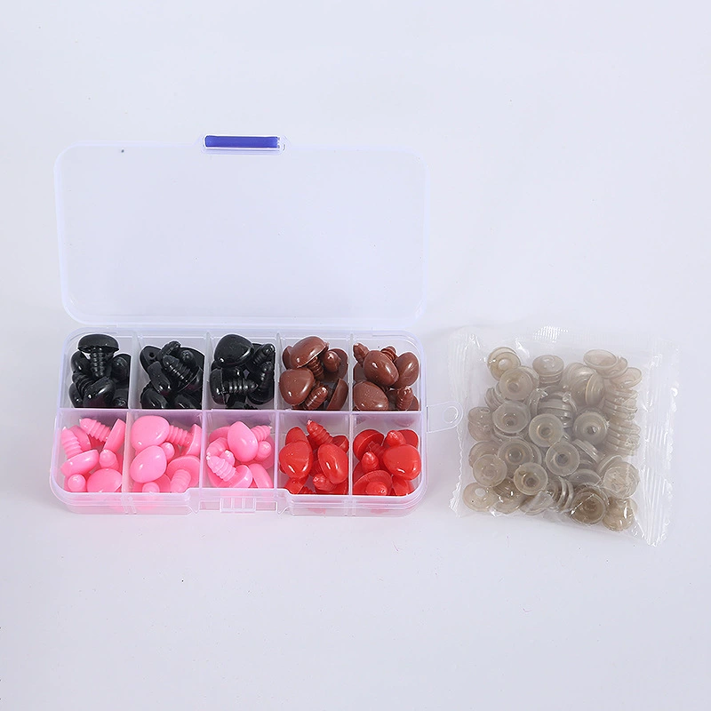 Plastic plush toy with accessories, screw, DIY