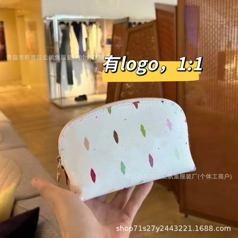 Cross-Border Wholesale Shell Coin Purse Chain Crossbody Zipper Coin Purse Fashion Light Luxury Storage Makeup Bag Women's Bag