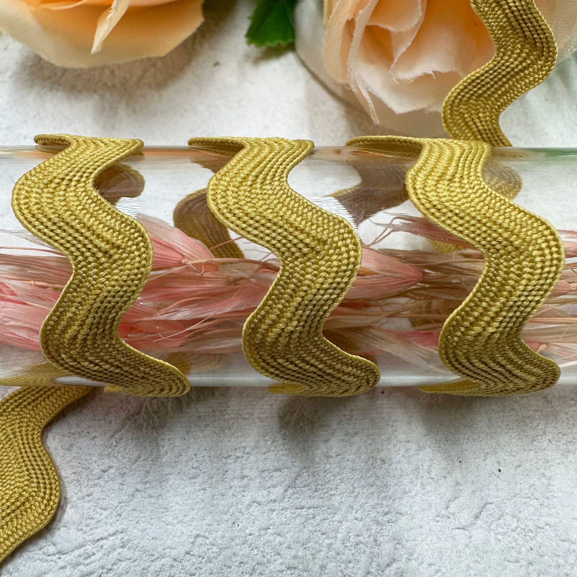 8mm onda sólida en forma de S curva banda de encaje cortina sombrero ropa infantil joyas de boda accesorios de ropa