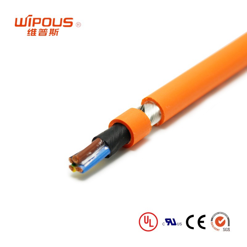 源头厂家 UL2501 2C*20AWG 带屏蔽美标PVC护套屏蔽电缆 600V