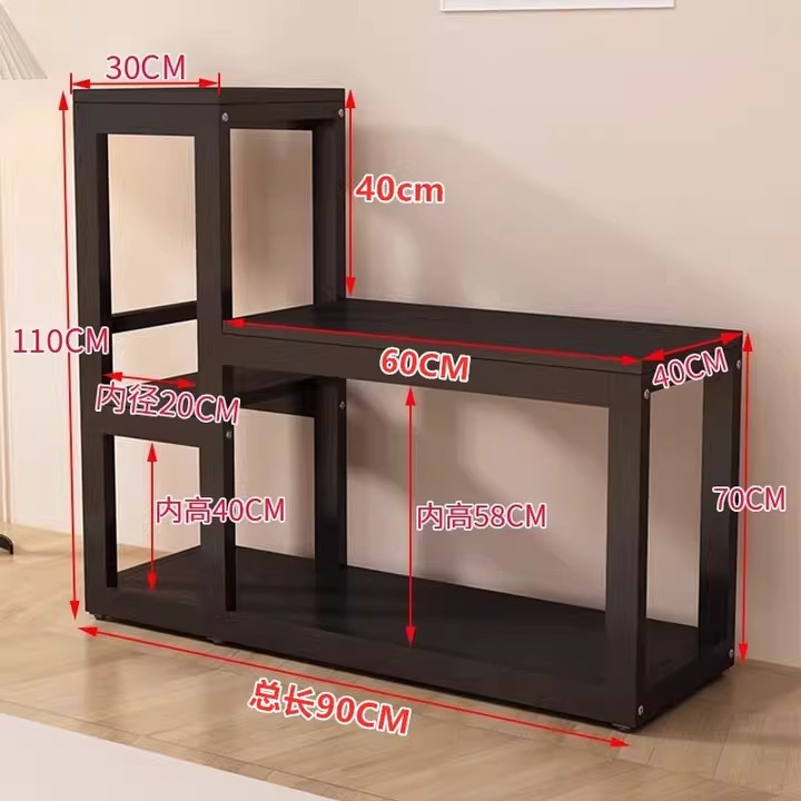 Soporte para Acuario de 2 Capas de Acero al Carbono Resistente para Pecera