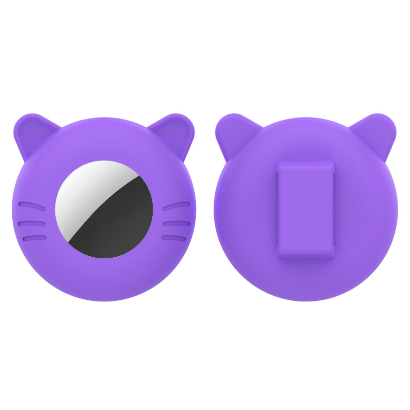 Aplicable a Apple Airtag cubierta nueva cachorro gatito collar cubierta de silicona localizador cubierta protector de pérdida