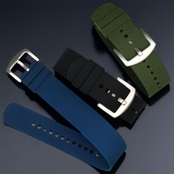 Silicone watch strap