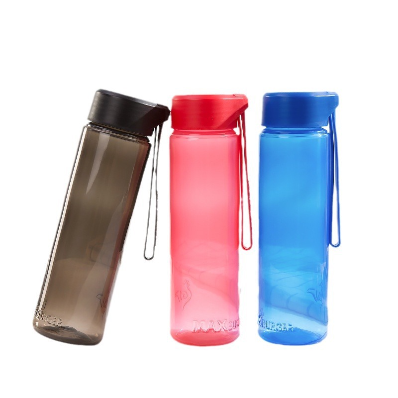 Nueva taza de agua colorida de verano simple taza de plástico portátil de mano coreana