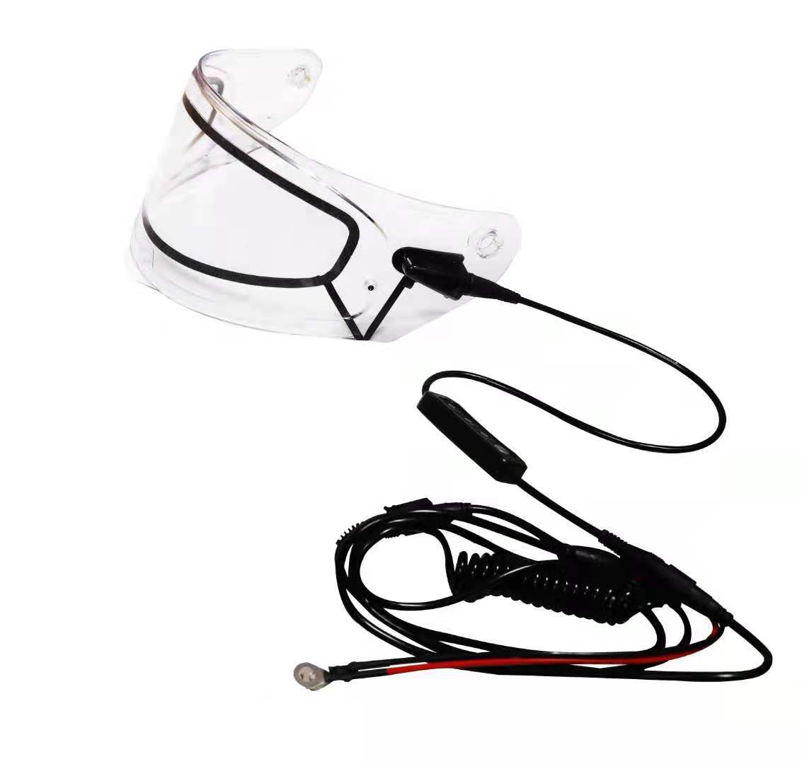 Film Electric Heating USB Lens Anti-Fog Helmet Universal