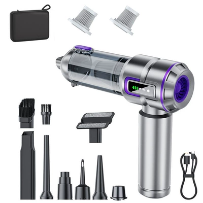 Blower Cross-Border, Tozsoranlar - 6697a-silver-purple-one-click-dust-emptying-bin-storage-bag-filter-cartridge-2