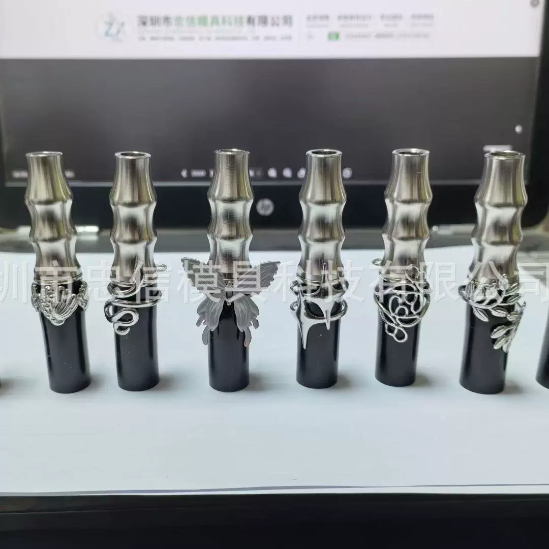 阿尔法赫烟嘴锈钢404亚克力便携式烟嘴shisha烟嘴可爱阿拉伯水烟