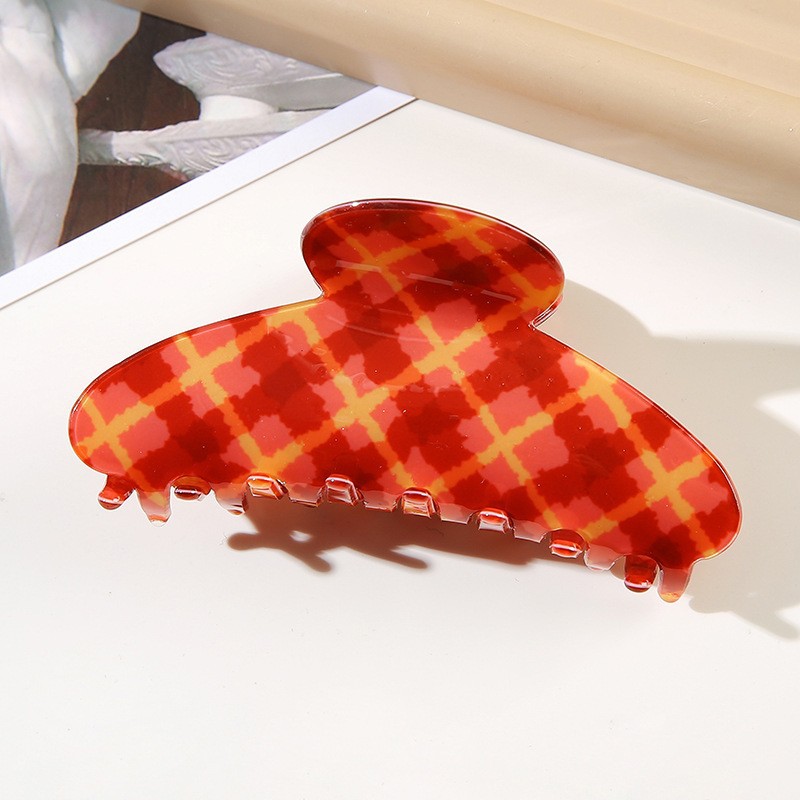 All Seasons Season Elegant Women's Lattice PVC Hair Claws