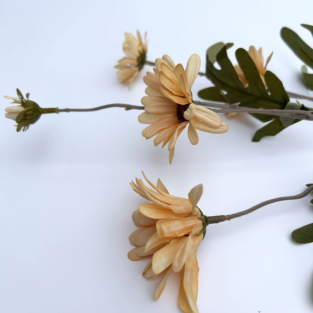 Flores de crisantemo artificiales para boda y decoración_voghion.com