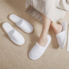 Hotel, guesthouse, inn, beauty salon welcome anti-wash coral velvet slippers for spring and autumn, suitable for men and women, thick, non-disposable slippers