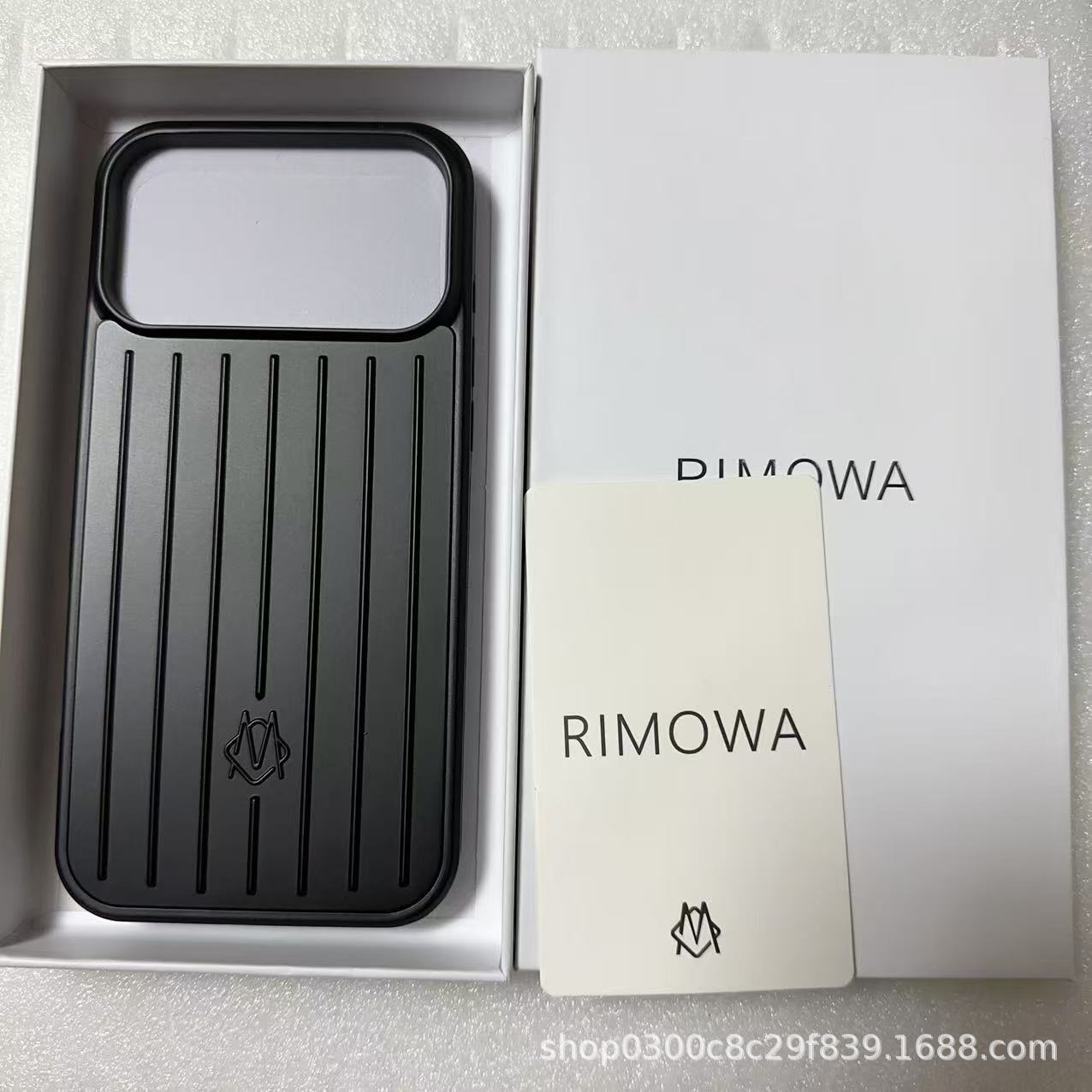 Rimowa Polycarbonate Case for iPhone 15 Pro Max Matte Black
