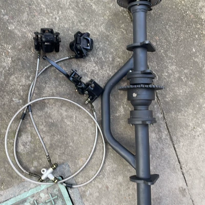 Motorcycle frame: Chain Transmission Differential Rear