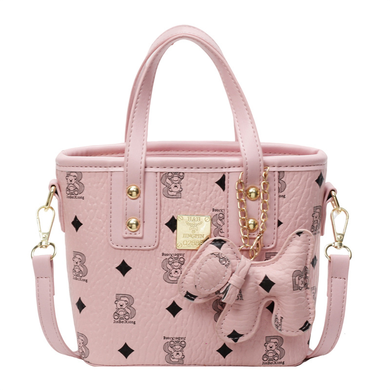 Bolso de canasta de verduras portátil impreso coreano para mujer 2025 nuevo bolso de cubo de todo fósforo de moda bolso de mensajero de un solo hombro de estilo occidental