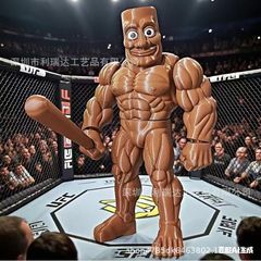 国境を越えた新製品 3D プリント外国の山と海の経典 TungTungTungSahur 筋肉木の棒人形装飾品