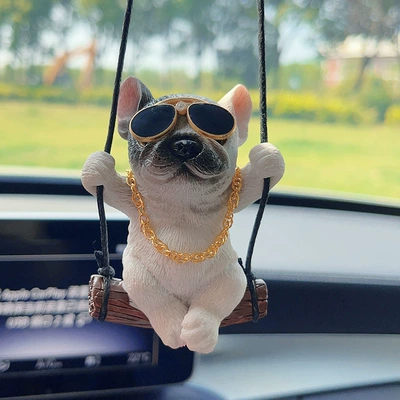 small fresh diy jewelry, Car hanging - french-bucket-necklace-white