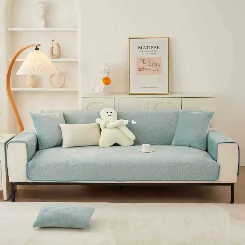 Plush winter non-slip sofa, pillow, increased thickness, new collection