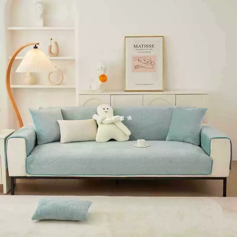 Plush winter non-slip sofa, pillow, increased thickness, new collection