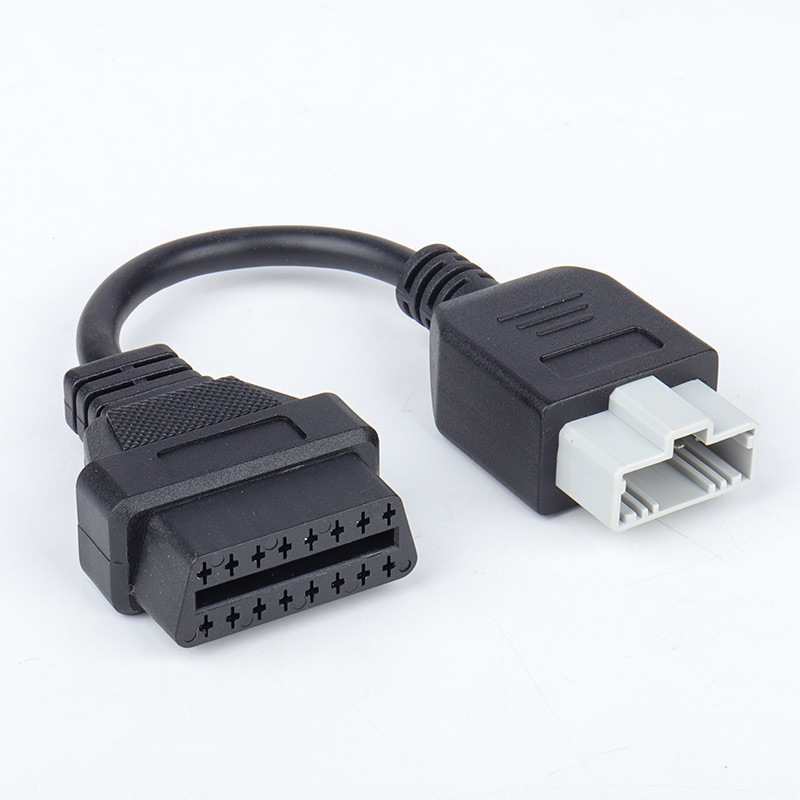 Honda 5Pin to 16 Pin OBD2 Cable本田5针 honda 5 pin 转接线