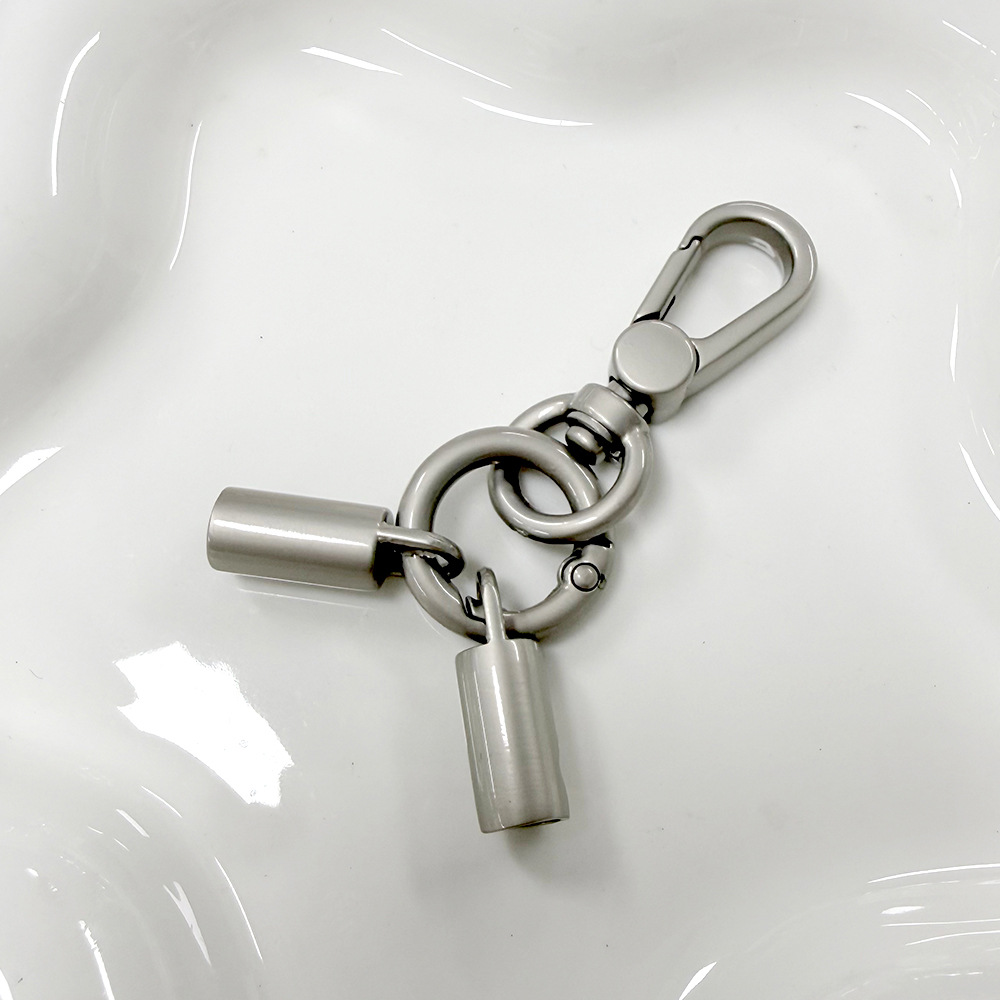 6mm campana colgante de aleación de zinc llavero conjunto accesorios de cable de teléfono móvil hardware gancho bobina ajustable percha