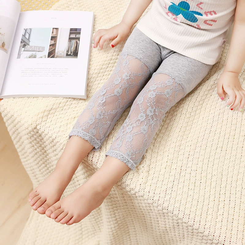 Summer children's leggings, thin lace trousers, lace dress, 2023 collection