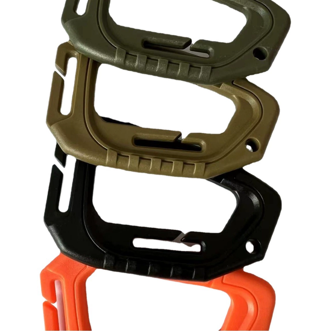 Пряжка для альпинизма на открытом воздухе Быстроразъемная Пряжка Лента MOLLE Тактическая большая пряжка D Легкий вес Средний альпинистский крючок Пряжка Весенний крючок