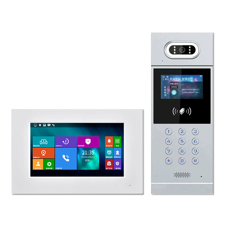 Sistema de control de acceso de intercomunicación de edificios unidad de entrada de video de alta definición bidireccional teléfono móvil abierto remoto