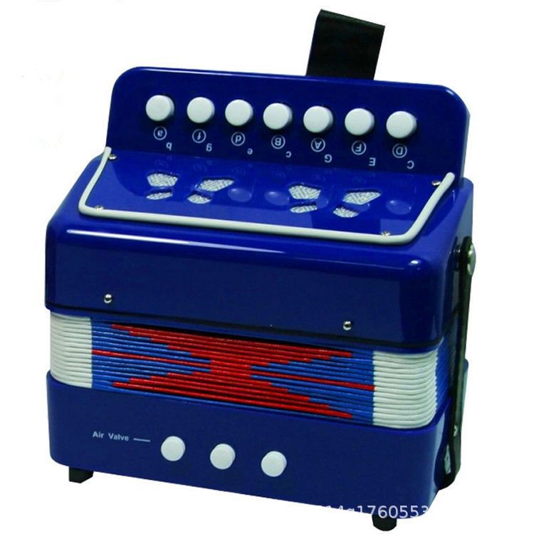 7 Clave 2 bajo niños acordeón adulto principiante pequeño instrumento musical educación temprana piano juguete regalo