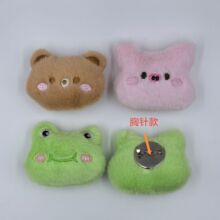 毛绒小熊卡通公仔胸针服饰玩偶鞋袜小动物头饰辅料饰品配件发饰