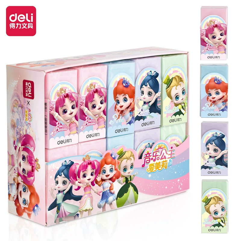Deli 72252_Music Princess Color eraser начальная школа students Creative Cute Painting eraser