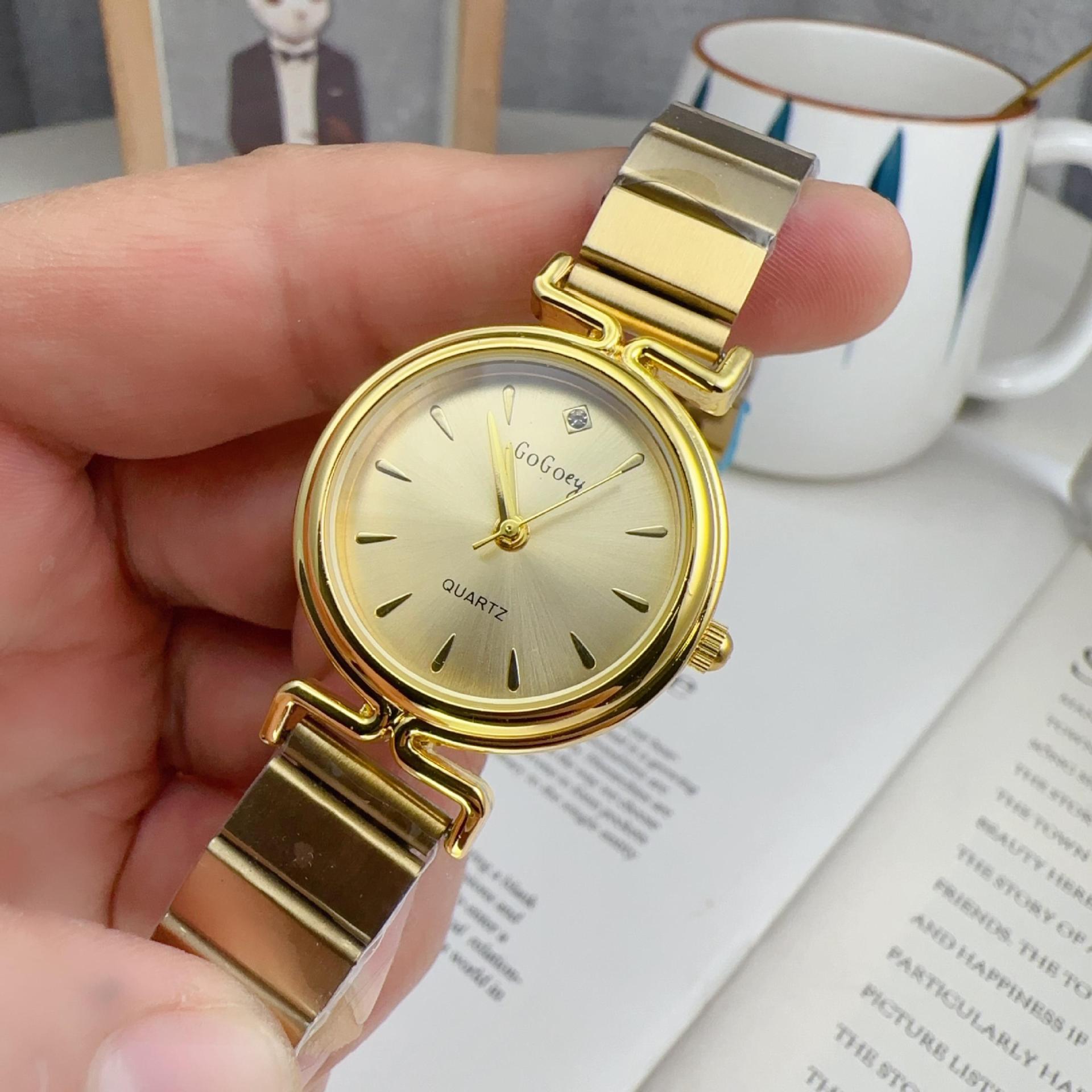 50g Weight Ordinary Glass Mirror Material Alloy Strap Material Watch Classification Pointer Display Type Single Folding Buckle Buckle Style Round Dial Shape Holiday, Street Occasion Quartz Movement Solid Color Pattern All Seasons Season Women's Gender Simple Style, Classic Style Style Simple Style Classic Style Solid Color Single Folding Buckle Quartz Watch 2