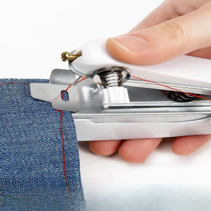 便携式手动迷你微型缝纫机家用手持简易缝衣服袖珍小型便携袖珍式