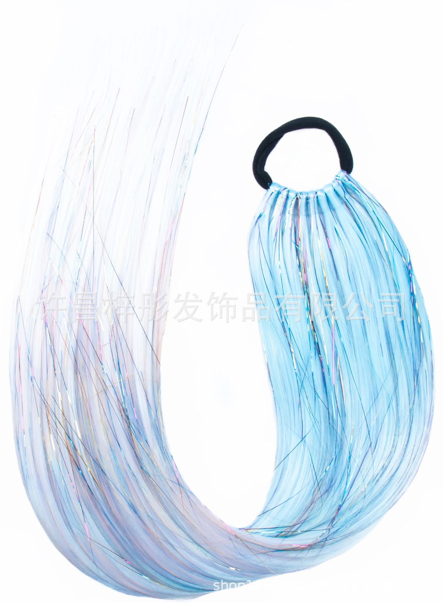 Moda EZ trenza color láser largo caballo cabello peluca color trenza sucia tendencia 9 caballo de oro y plata