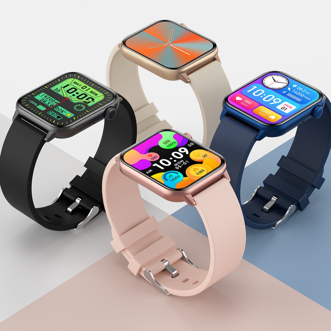 2024 Nuevo zw64 reloj inteligente 1,85 pulgadas amled frontera estrecha salud multifuncional Bluetooth reloj deportivo