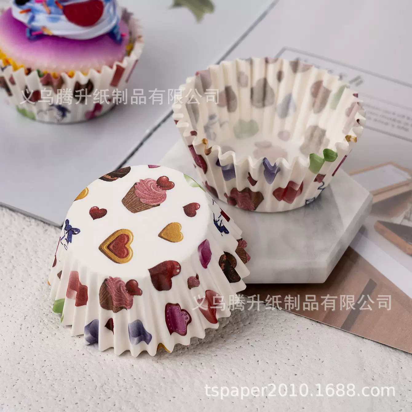 NEATAL烘焙包装多色选马芬蛋糕纸托纯色独立包装50个雪媚娘纸托