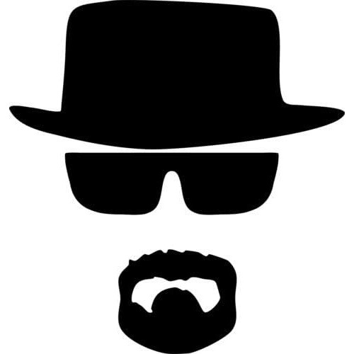 华特白质贴纸汽车车贴适用笔记本水杯汽车车身贴画