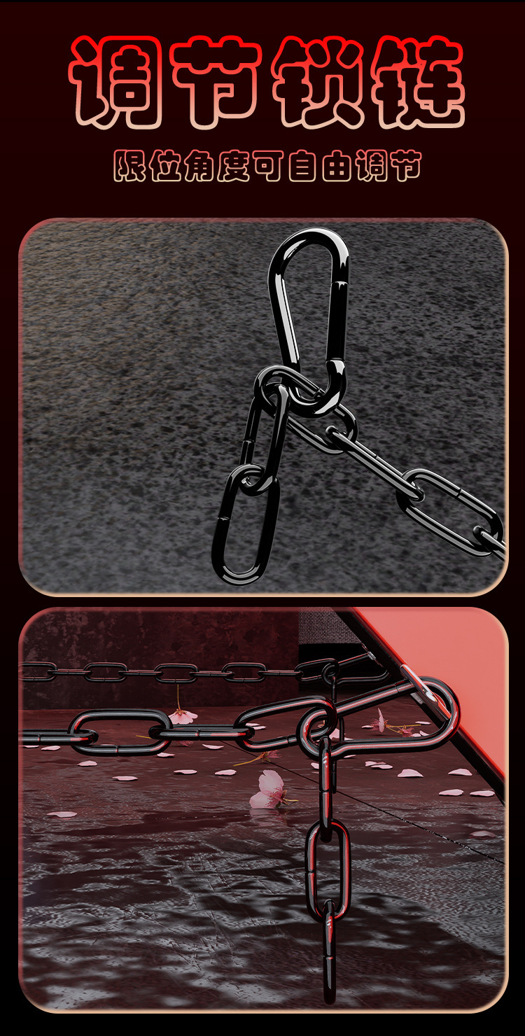 Jiuai SM Bondage Set with Folding Lying Pad, Handcuffs and Restraint Accessories — detail image 10