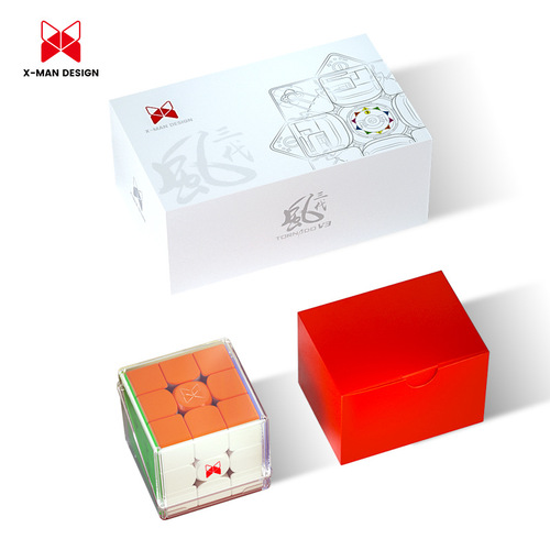 Qiyi Style 3x3 Third-Generation Cube with UV Diamond Finish, Pioneer Edition, Dual-Tone System, Adjustable Core, and Magnetic Suspension—A Challenging Puzzle Experience
