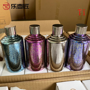 Lehujiang Pure Titanium Wine Bottle Household White Wine Bottle Outdoor Camping Style Portable Large-Capacity Pure Titanium Wine Bottle Wine Bottle