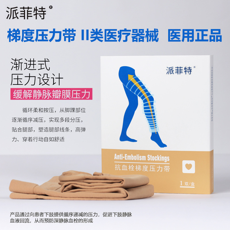 パフィット抗血栓症段階圧力ベルト 医療グレードの術後下肢静脈瘤予防弾性ソックス 男女兼用|undefined