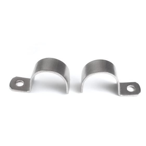 Thick 304 stainless steel single-side pipe clamp water pipe clamp single-hole riding card fixed card P-type hose clamp buckle card type