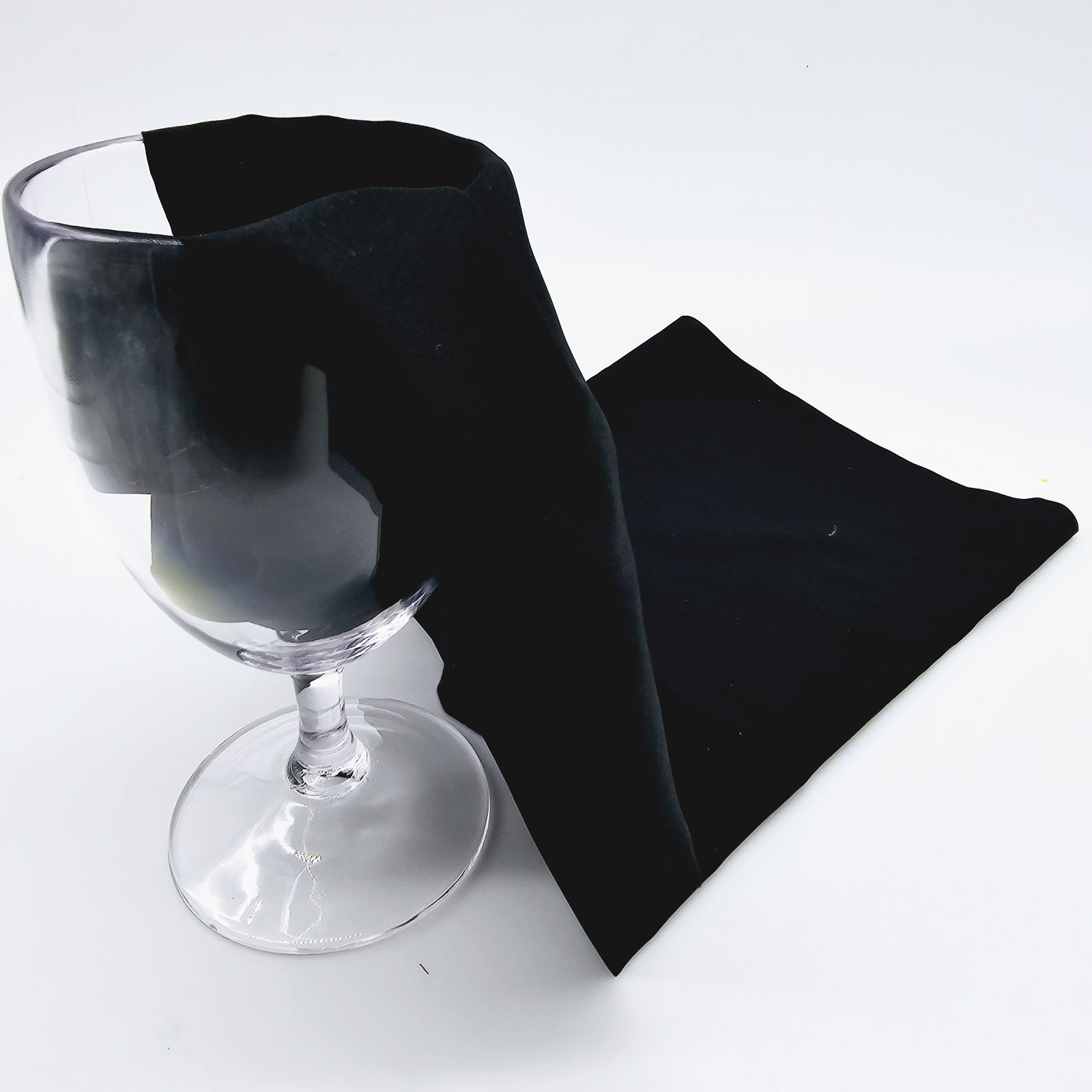 G0756 square scarf (36*36CM black rolled edge)