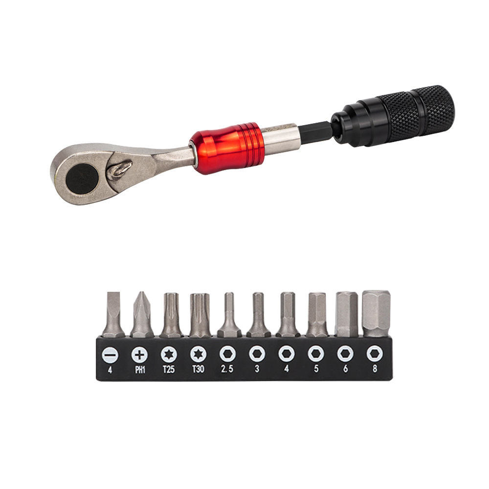 Juego de destornillador de llave de trinquete de aleación de aluminio multifuncional ZTTO