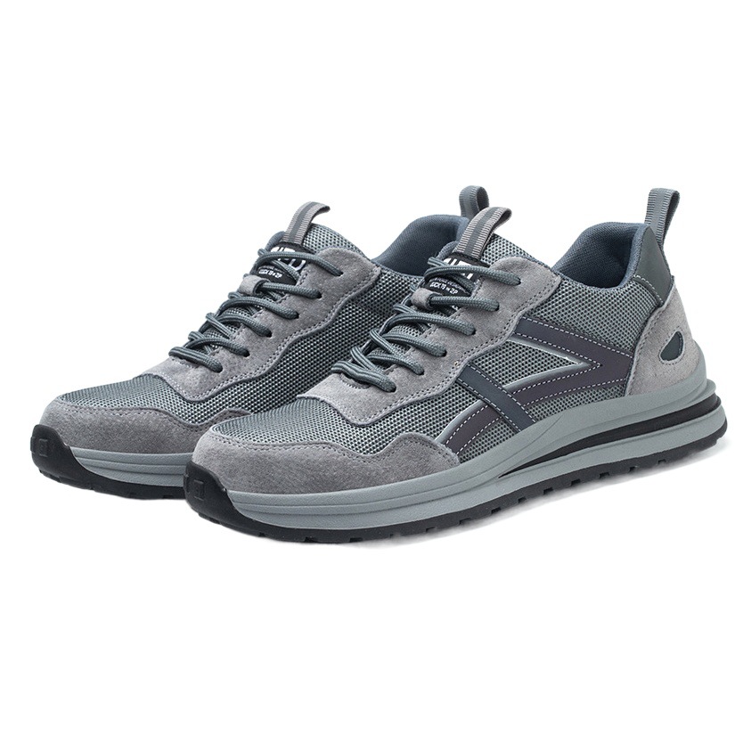 Los zapatos de seguridad para hombre son zapatos de protección antiaplastamiento, resistentes a pinchazos, con suela de goma, puntera de acero, resistentes al desgaste, antideslizantes, resistentes a los olores, transpirables y ligeros.