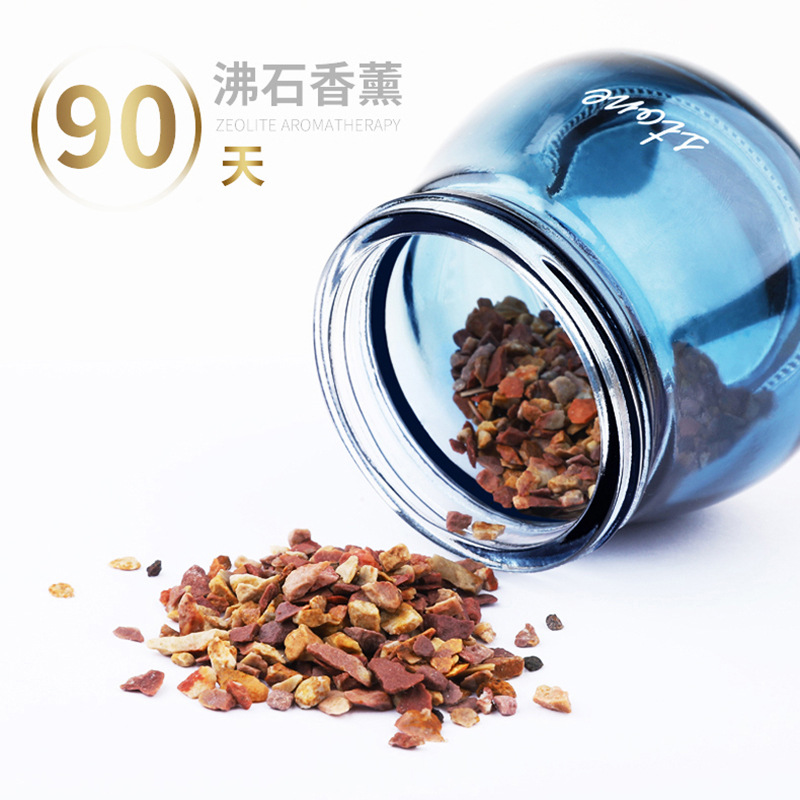廠家批發石頭香座補充液汽車空調出風口精油沸石香薰擺件添加劑