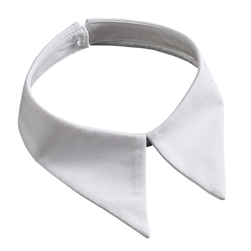 Black Pointed Collar Ladies Universal Collar Spring and Autumn Multi-functional Decorative Collar for Dress Shirts